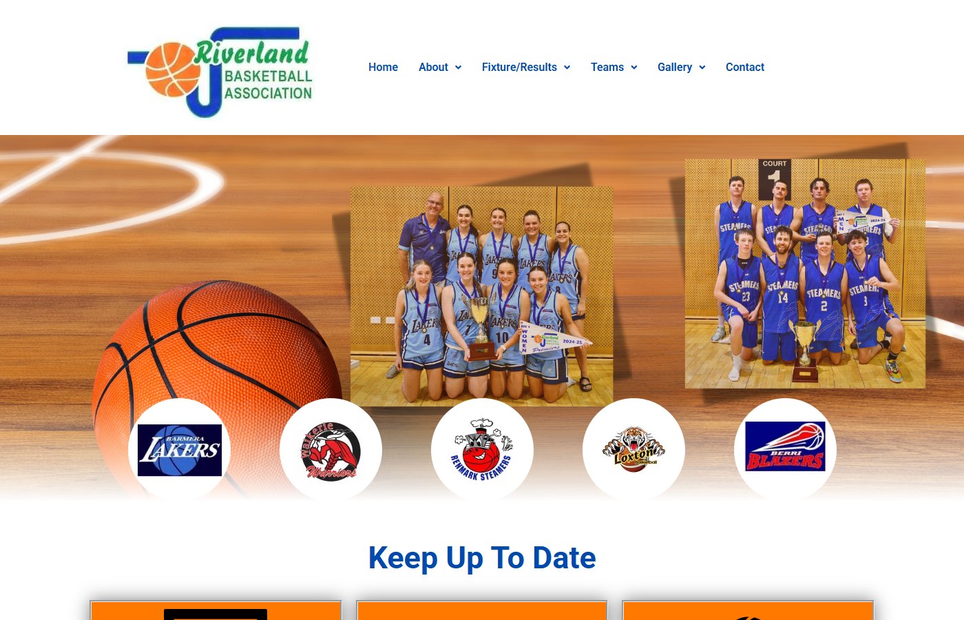 Riverland Basketball Association website