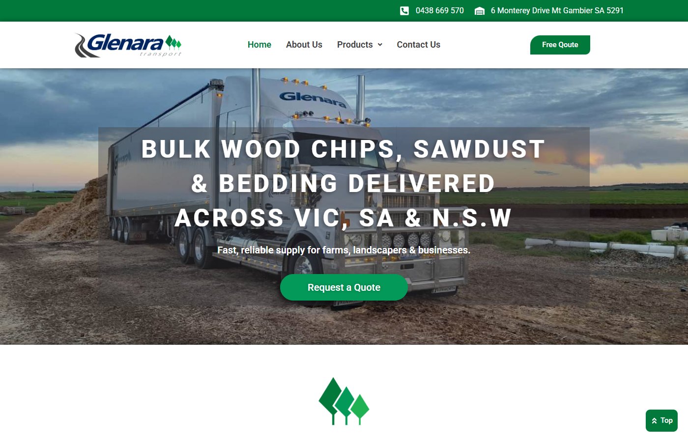 Glenara Transport website